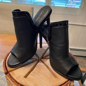 Calvin Klein women’s slip-on black heels